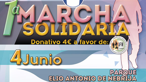 Cartel Marcha solidaria SANVEN
