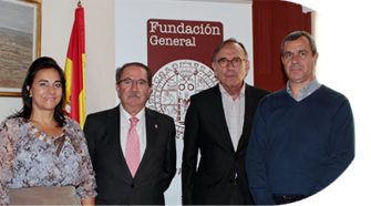 Foto: M.ª Cruz Gacho Conde, Javier Cascante Roy, Alejandro Esteller Pérez y José Luis García Julián
