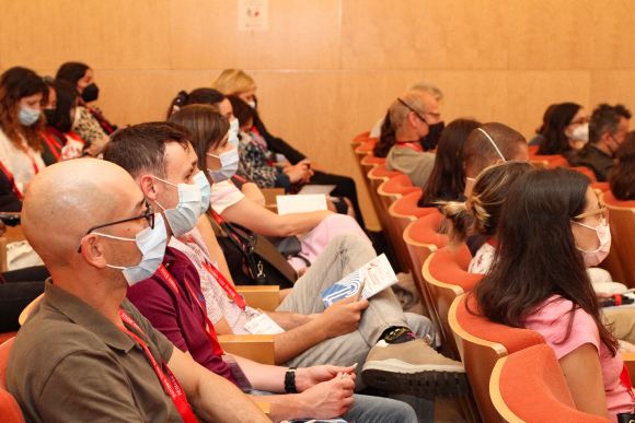 asistentes a la inauguración de las jornadas internacionales sobre avances en audiologia 2022 de la Universidad de Salamanca 