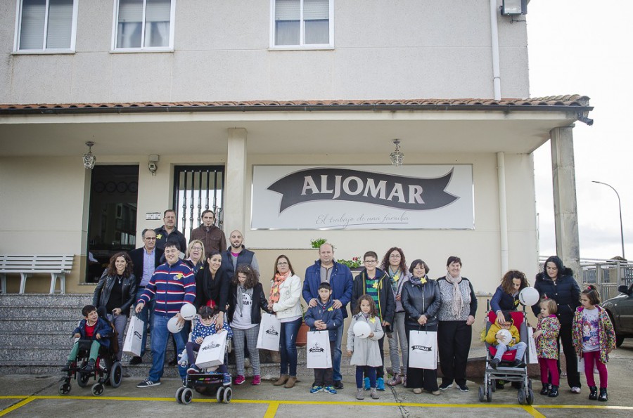 Aljomar acogió a niños de Aerscyl y sus familiares